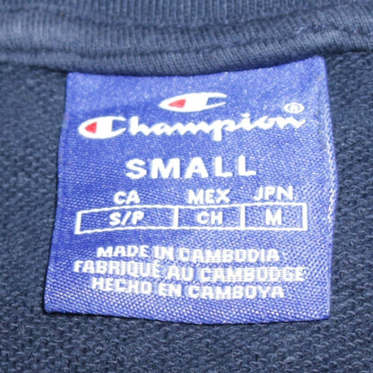 Womens UK Size S Champion Blue Pullover Hoodie