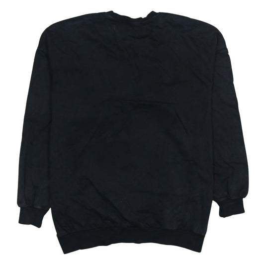 Womens UK Size XS Bershka Black Pullover Sweatshirt