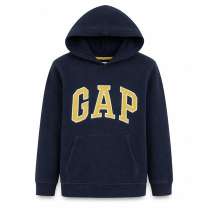 Gap Kids Boys Navy Blue XL Pullover Hoodie with Logo 12-13 Years