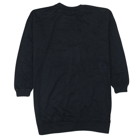 Womens UK Size L Pep & Co Black Pullover Sweatshirt