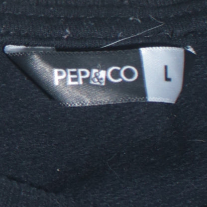 Womens UK Size L Pep & Co Black Pullover Sweatshirt