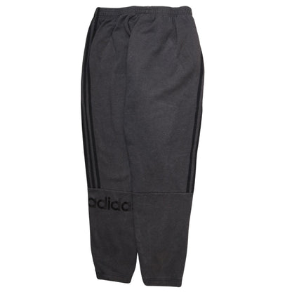 Mens UK Size L adidas Regular Fit Jogger Black Trousers