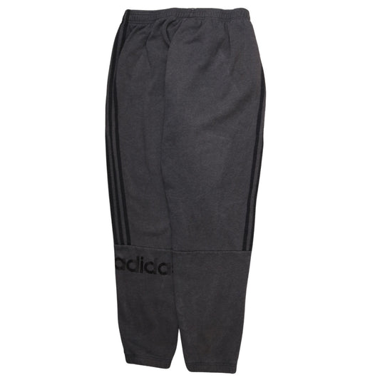 Mens UK Size L adidas Regular Fit Jogger Black Trousers