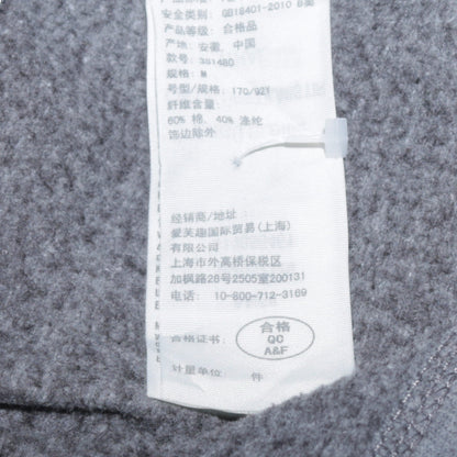 Mens UK Size M Hollister Grey Full Zip Hoodie