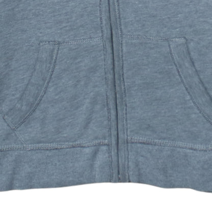 Mens UK Size M Hollister Grey Full Zip Hoodie