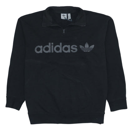 Mens UK Size S adidas Black Pullover Sweatshirt