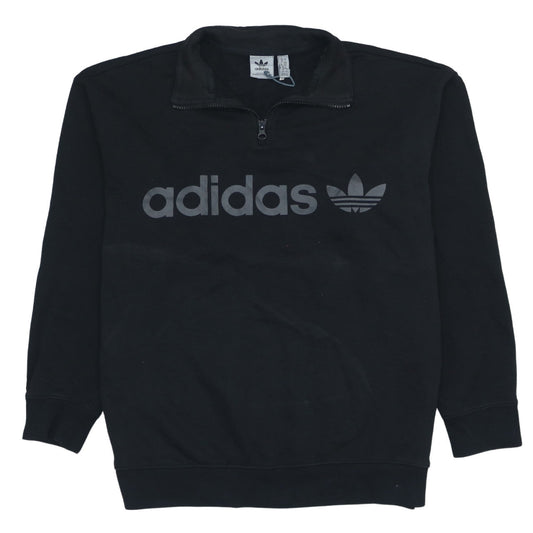 Mens UK Size S adidas Black Pullover Sweatshirt