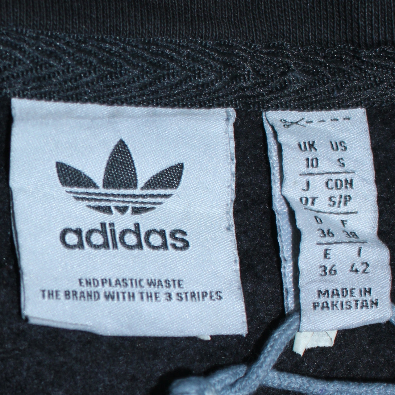Mens UK Size S adidas Black Pullover Sweatshirt