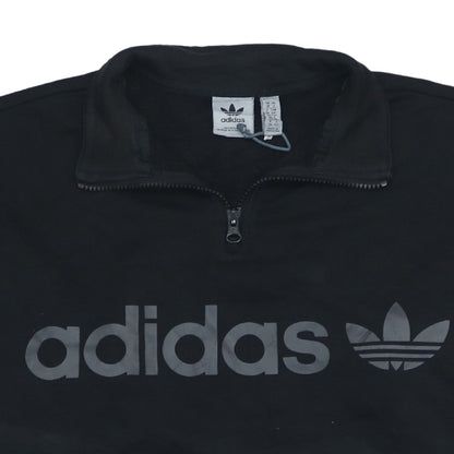 Mens UK Size S adidas Black Pullover Sweatshirt