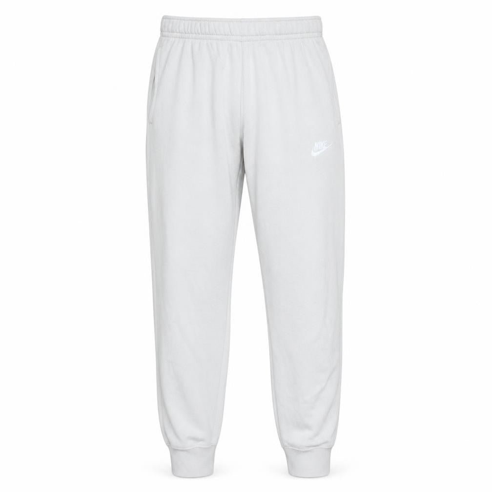 Nike Men's Beige Jogger Sweatpants Small Fleece Elastic Waist Tapered Fit