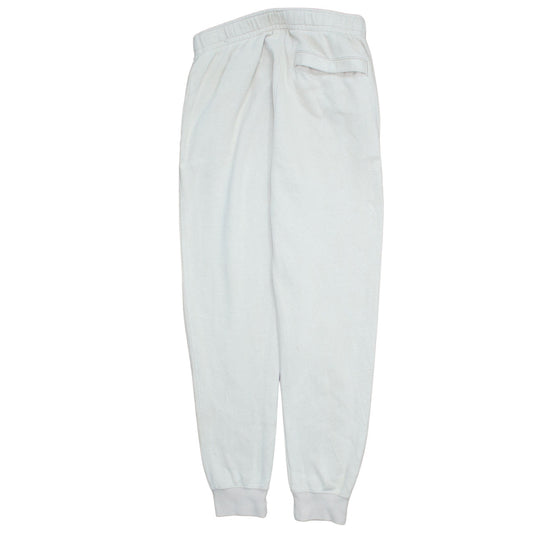 Nike Men's Beige Jogger Sweatpants Small Fleece Elastic Waist Tapered Fit