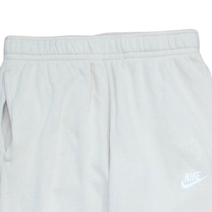 Nike Men's Beige Jogger Sweatpants Small Fleece Elastic Waist Tapered Fit