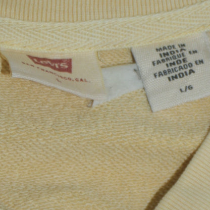 Womens UK Size L Levi's Beige Pullover Sweatshirt