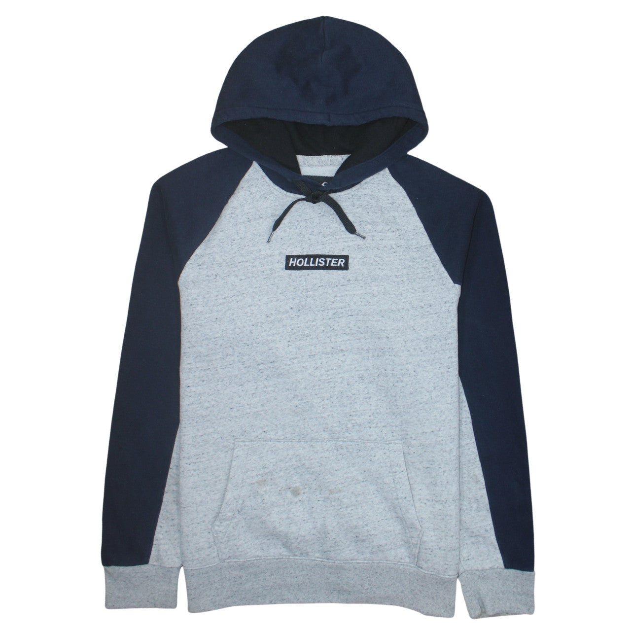 Mens UK Size 2XL Hollister Grey Pullover Hoodie