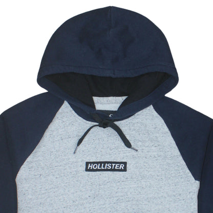 Mens UK Size 2XL Hollister Grey Pullover Hoodie
