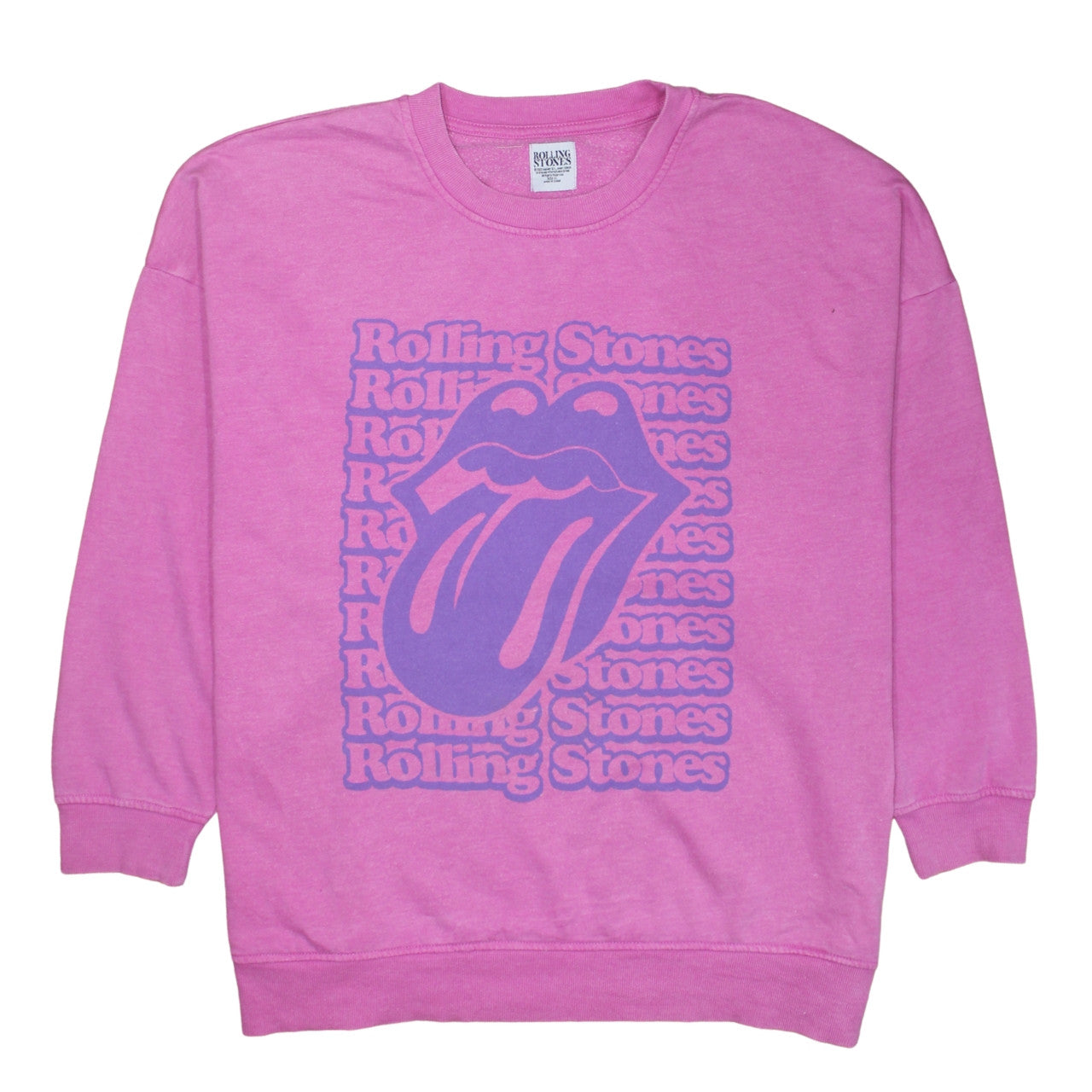 Unisex Adults UK Size XL Primark Pink Pullover Sweatshirt