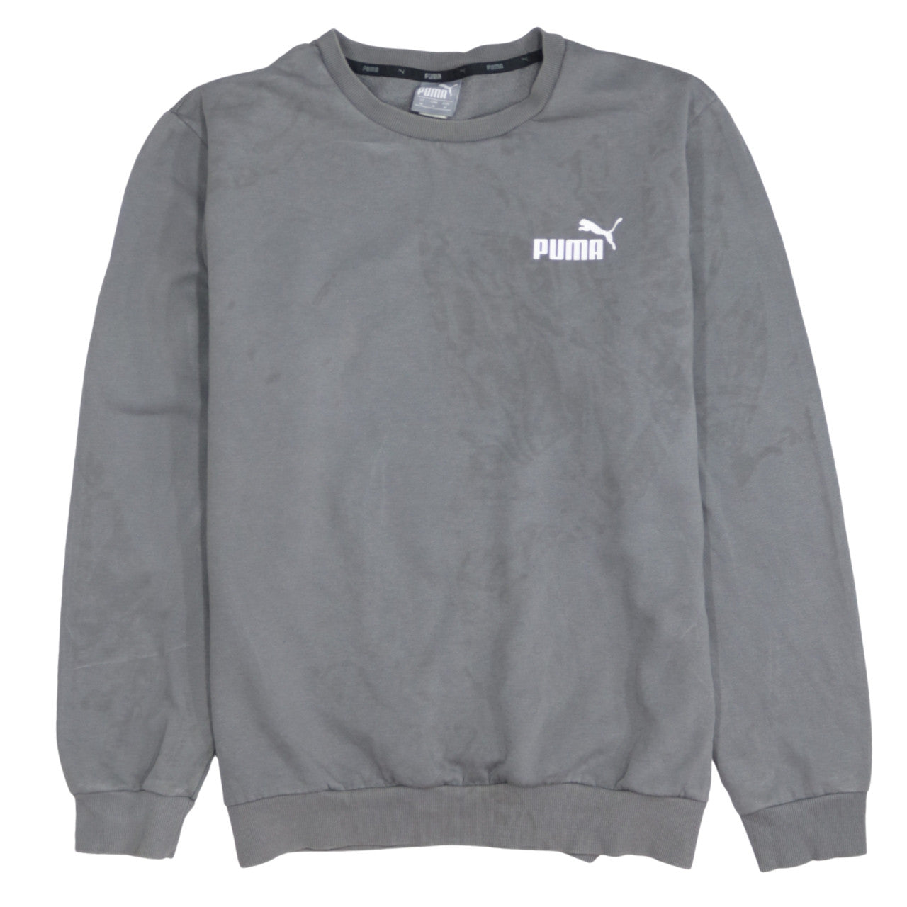 Mens UK Size M PUMA Grey Pullover Sweatshirt