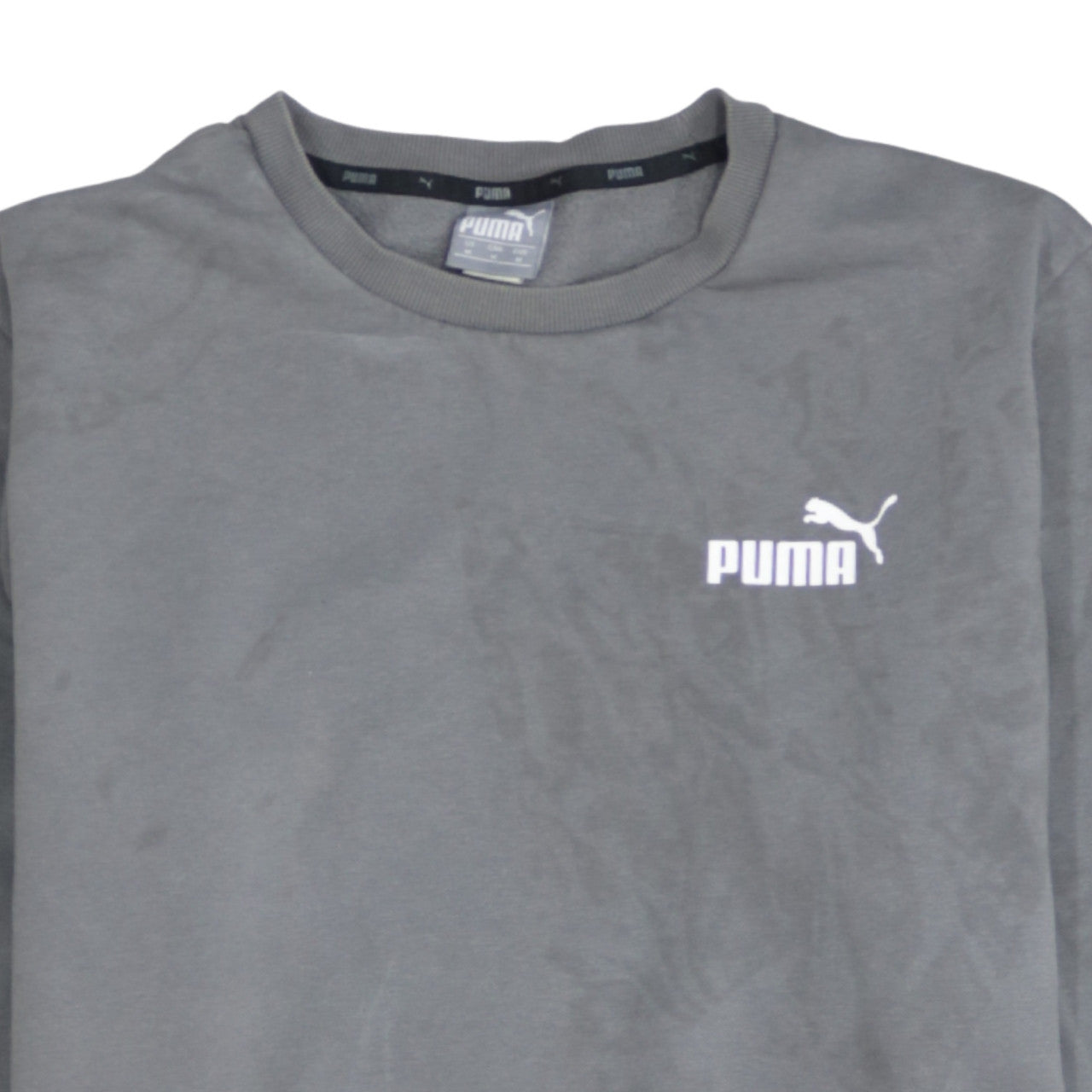 Mens UK Size M PUMA Grey Pullover Sweatshirt