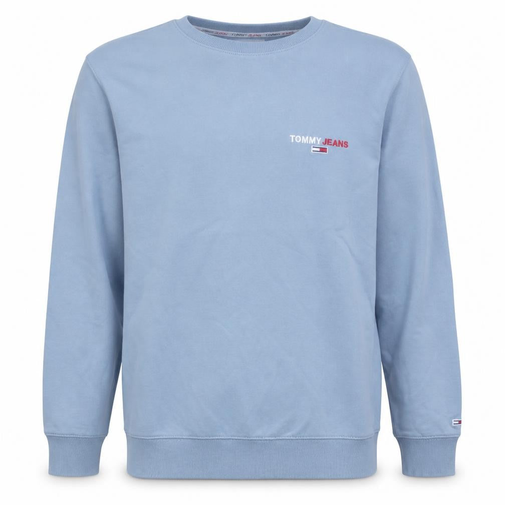 Mens UK Size M Tommy Jeans Blue Pullover Sweatshirt