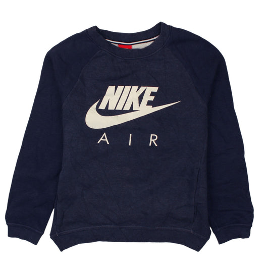 Womens UK Size XS Nike Blue Pullover Sweatshirt