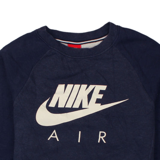 Womens UK Size XS Nike Blue Pullover Sweatshirt