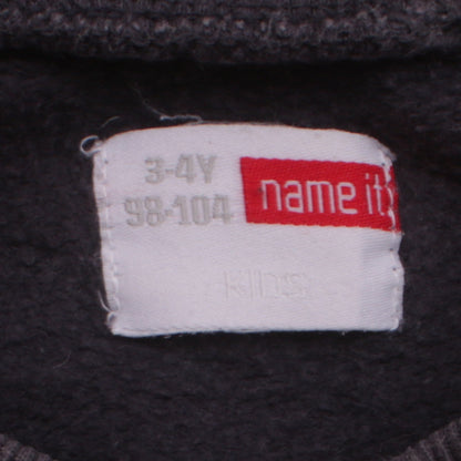 Boys UK Size 3-4 Years name it Black Pullover Sweatshirt