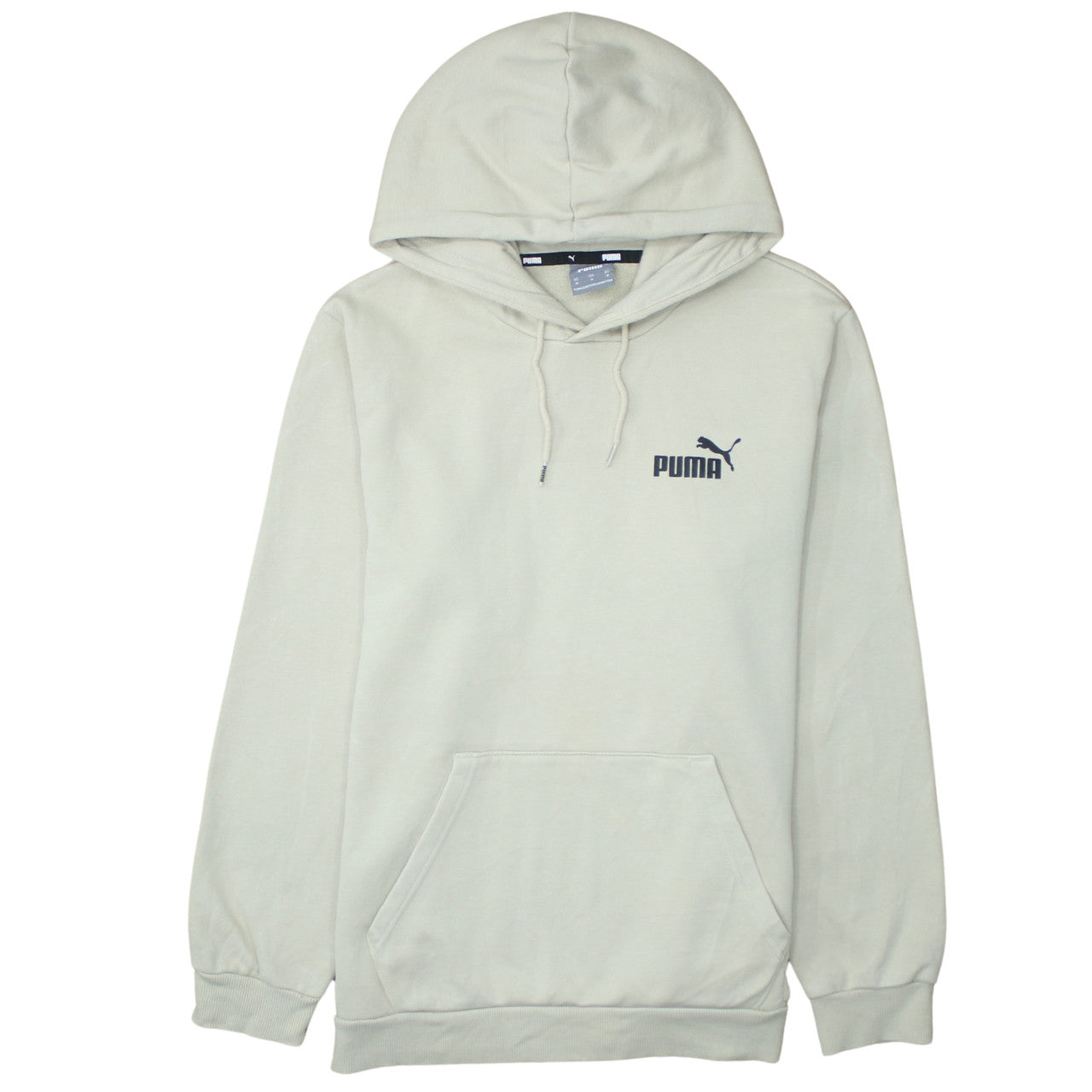 Mens UK Size M PUMA Beige Pullover Hoodie