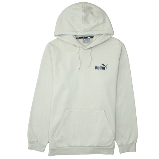 Mens UK Size M PUMA Beige Pullover Hoodie