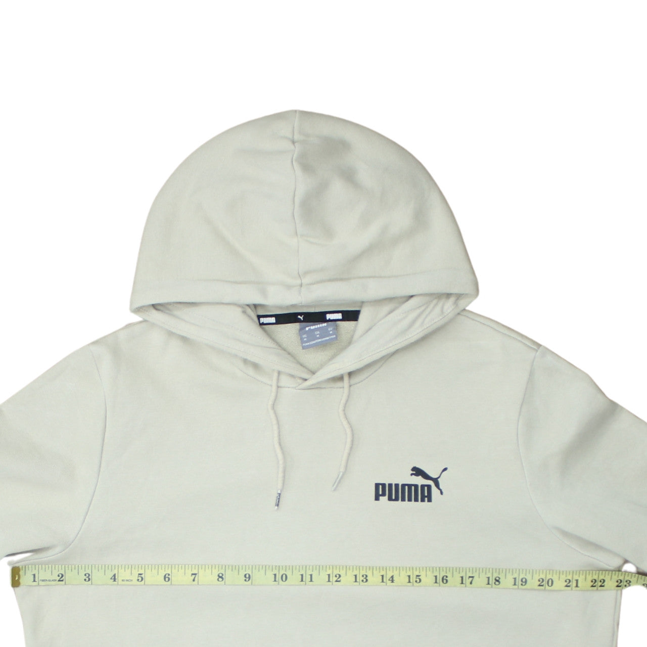 Mens UK Size M PUMA Beige Pullover Hoodie