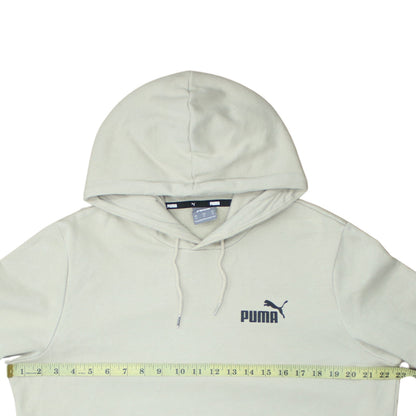 Mens UK Size M PUMA Beige Pullover Hoodie