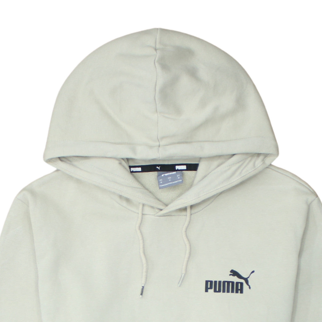 Mens UK Size M PUMA Beige Pullover Hoodie
