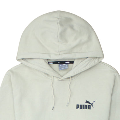 Mens UK Size M PUMA Beige Pullover Hoodie