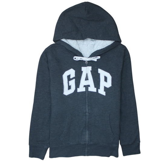 Mens UK Size L Gap Grey Full Zip Hoodie