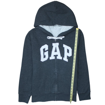 Mens UK Size L Gap Grey Full Zip Hoodie