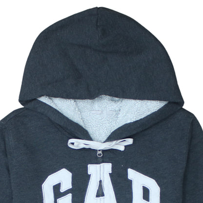 Mens UK Size L Gap Grey Full Zip Hoodie