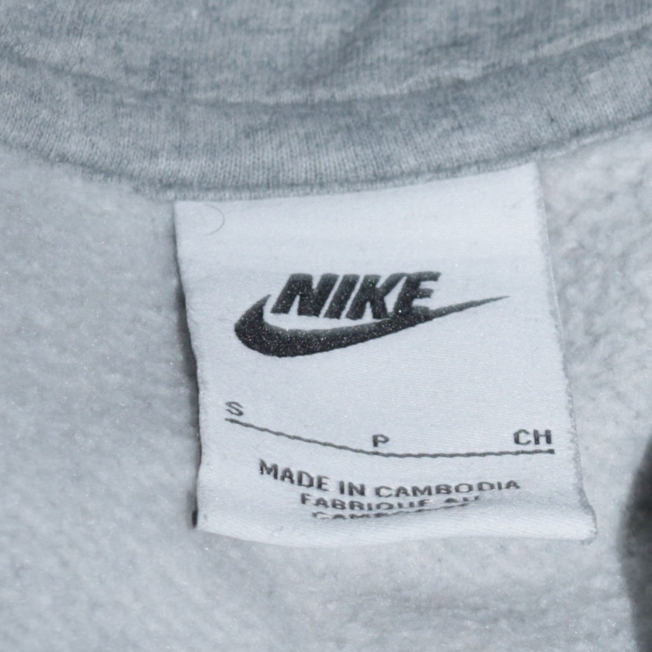 Mens UK Size S Nike Grey Pullover Hoodie