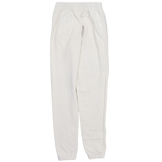 adidas Womens White XS Jogger Sweatpants with Colourful Logo