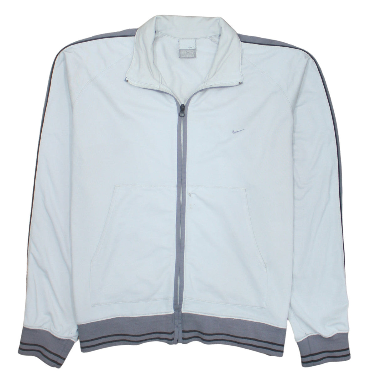 Mens UK Size M Nike Grey Full Zip Sweatshirt