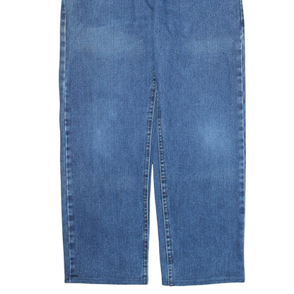 Mens UK Size M Lee Regular Fit Straight Blue Jeans