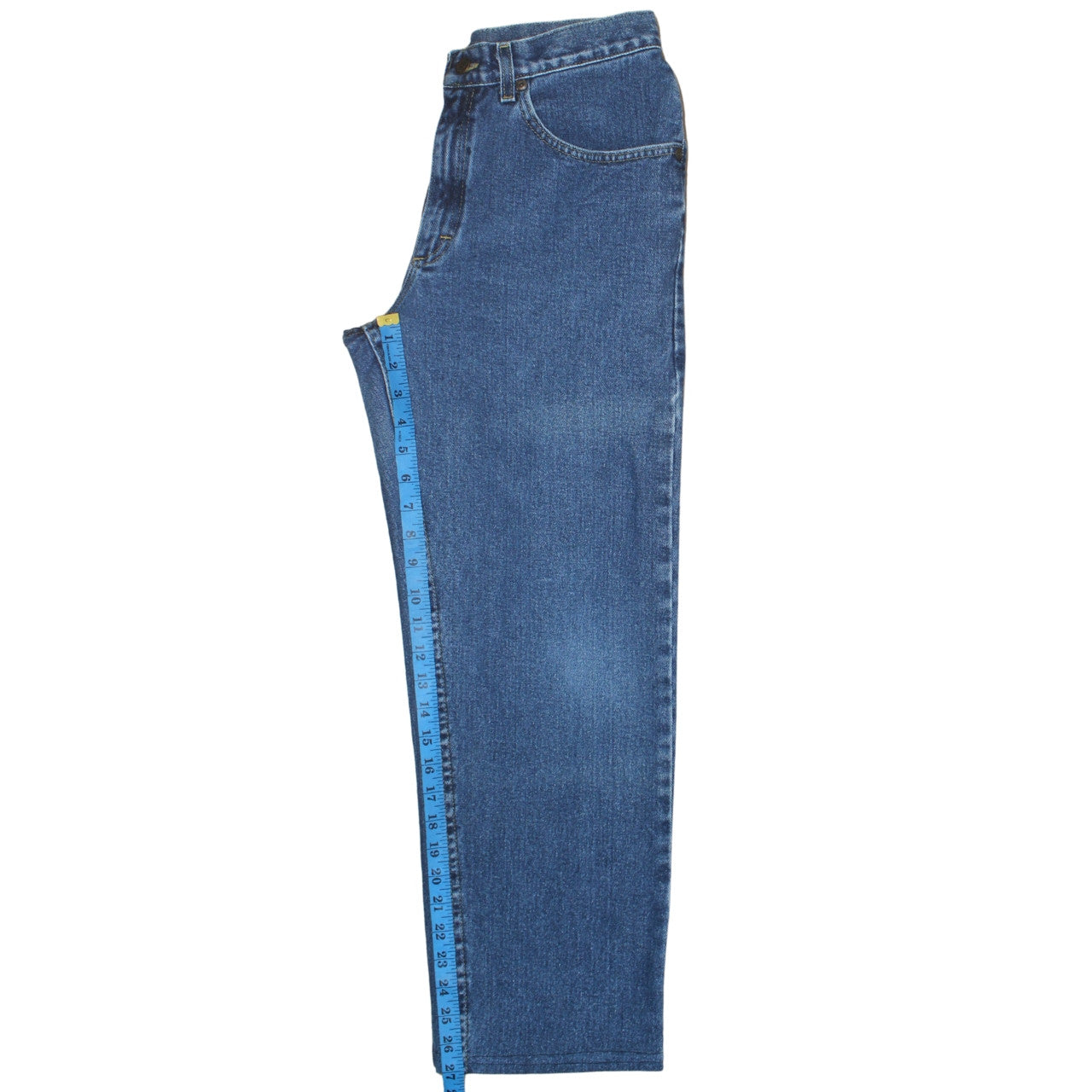 Mens UK Size M Lee Regular Fit Straight Blue Jeans