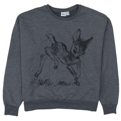 Womens UK Size L Disney Grey Pullover Sweatshirt