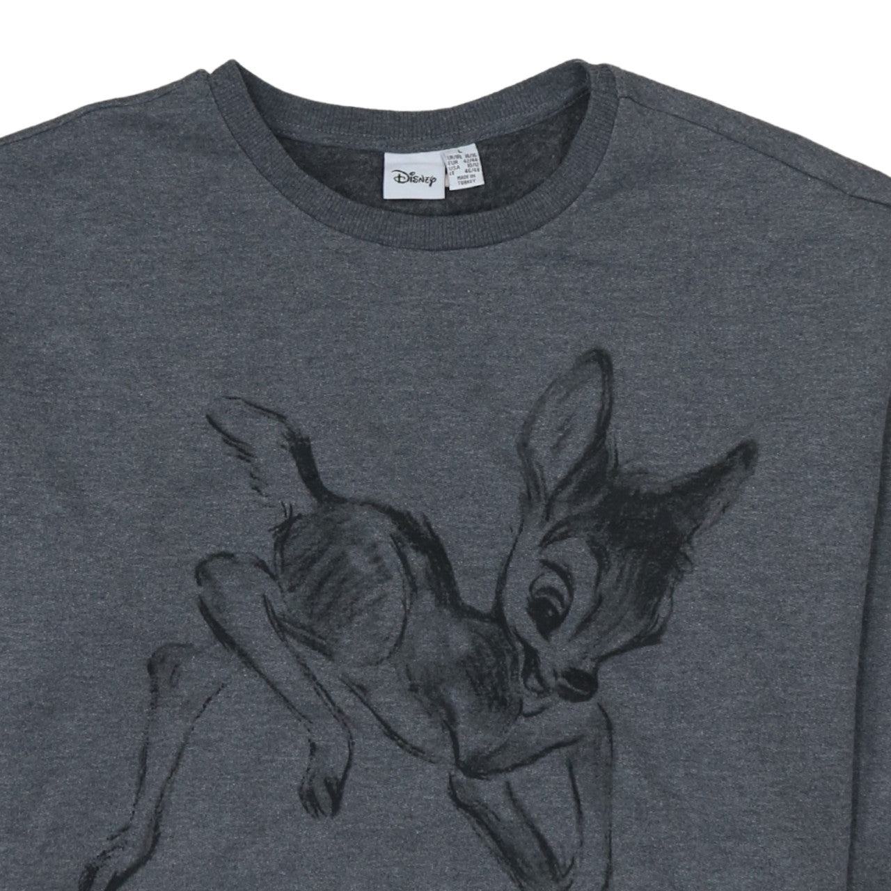 Womens UK Size L Disney Grey Pullover Sweatshirt