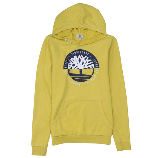 Womens UK Size M Timberland Yellow Pullover Hoodie