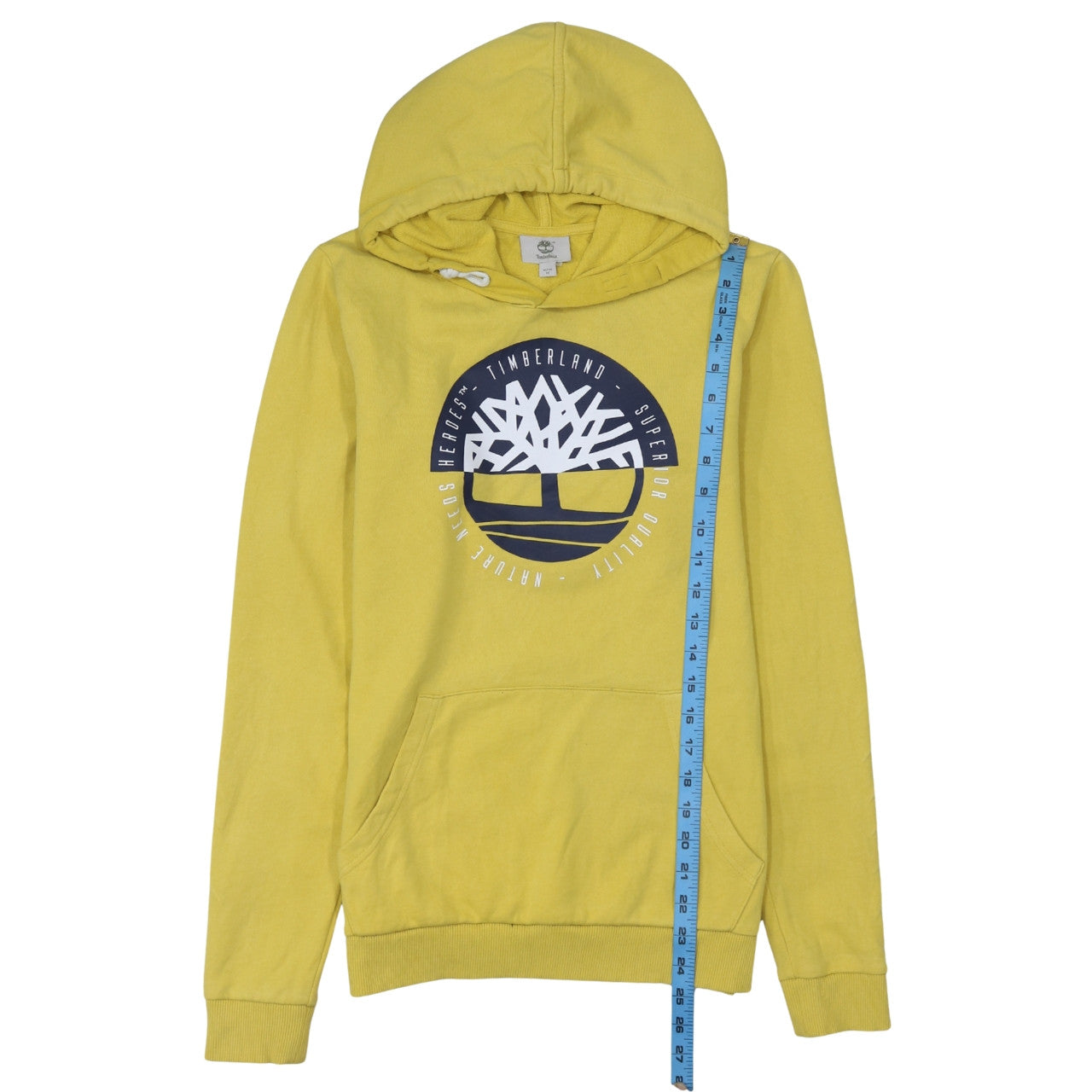 Womens UK Size M Timberland Yellow Pullover Hoodie