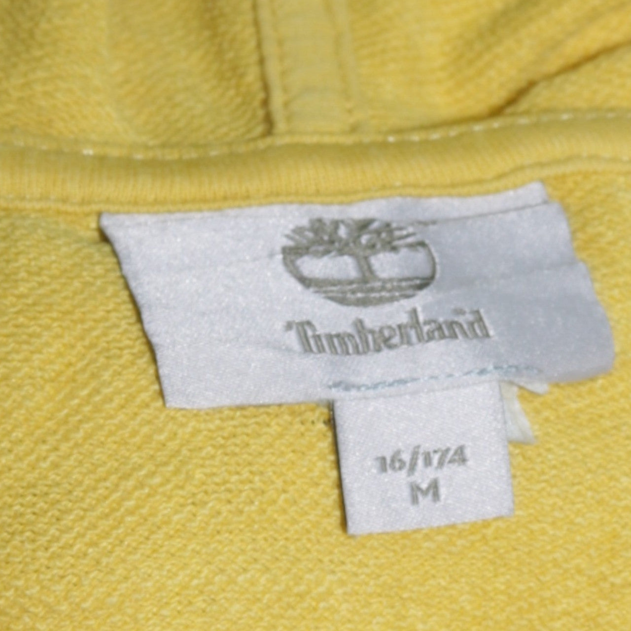 Womens UK Size M Timberland Yellow Pullover Hoodie