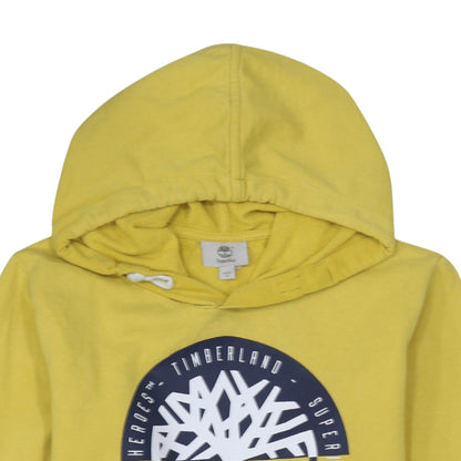 Womens UK Size M Timberland Yellow Pullover Hoodie