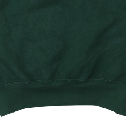 Mens UK Size M Russell Green Pullover Sweatshirt