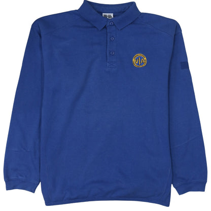 Mens UK Size L Russell Cotton Blend Polo Shirt