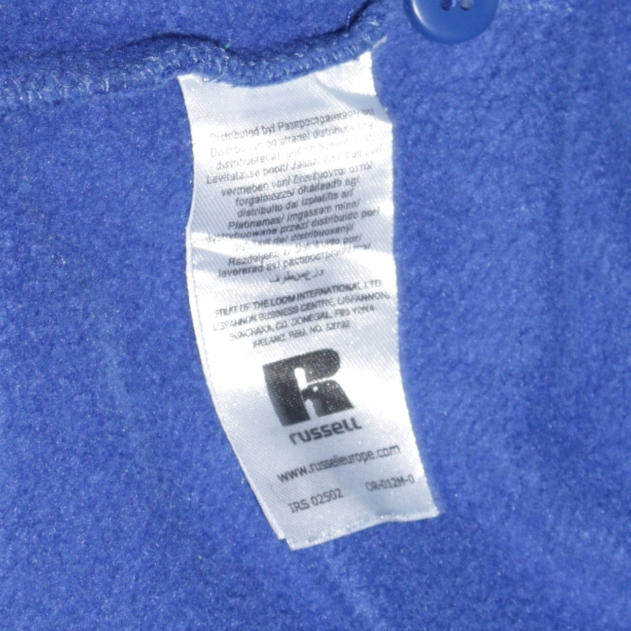 Mens UK Size L Russell Cotton Blend Polo Shirt