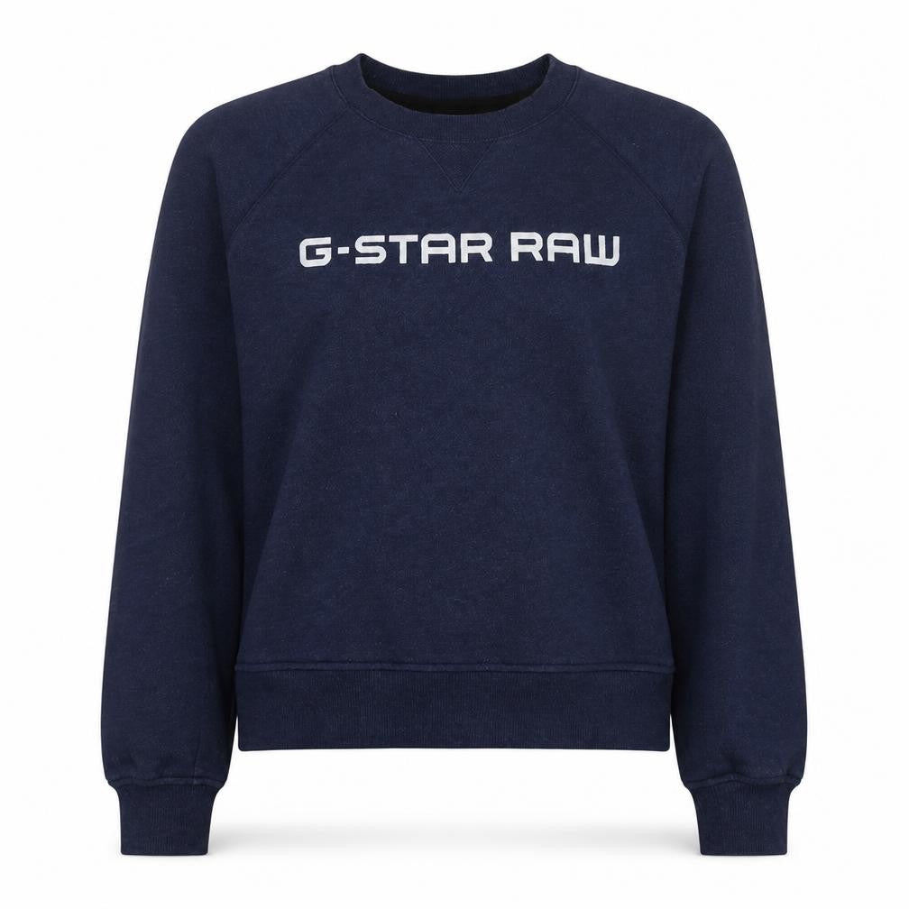 Womens UK Size M G-Star RAW Blue Pullover Sweatshirt